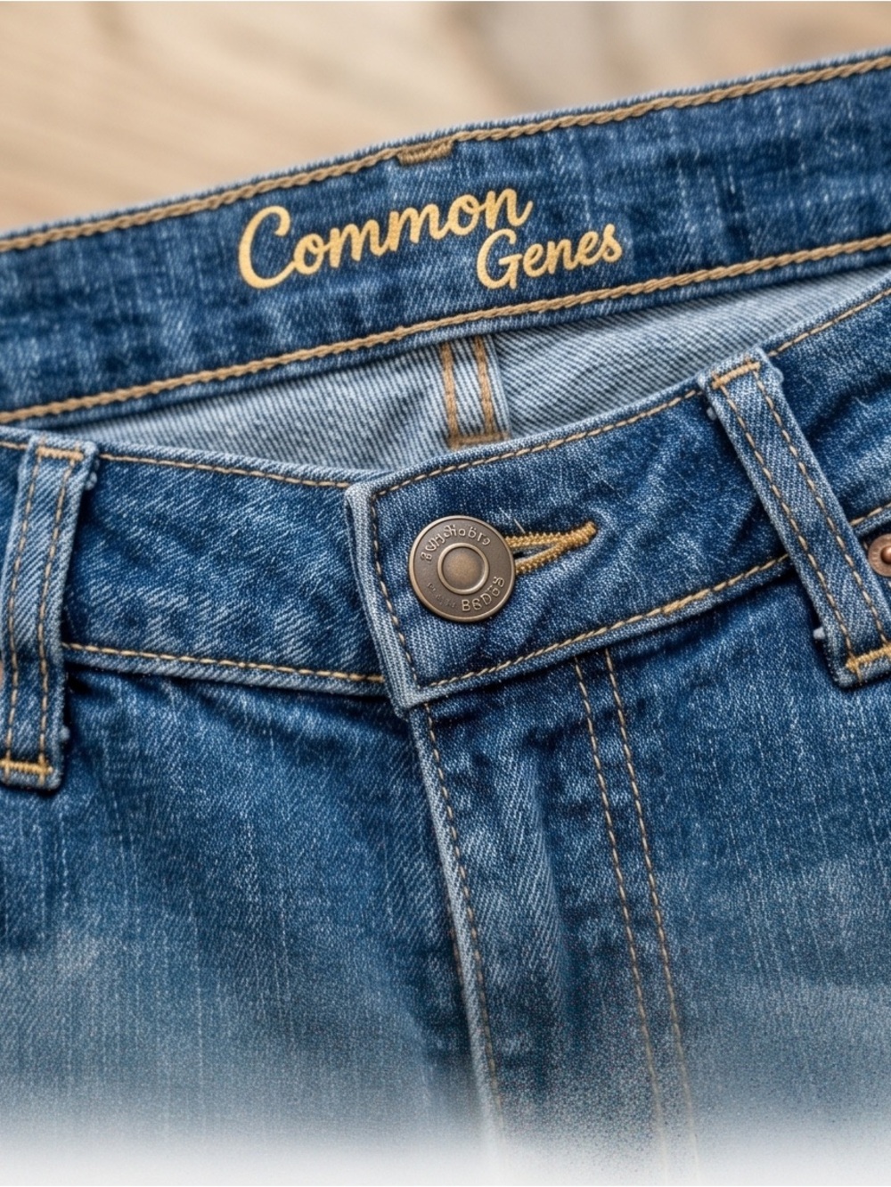 Common Genes Cropped Stretch Jeans Women’s Size 10 Medium Wash Ankle Denim